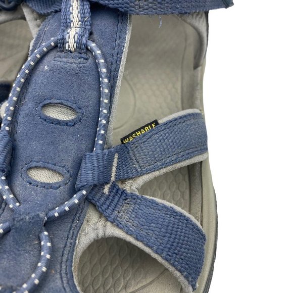 KEEN Blue Grey Closed Toe Washable Water Hiking Outdoor Shoes Sandals US 6 - Picture 13 of 16